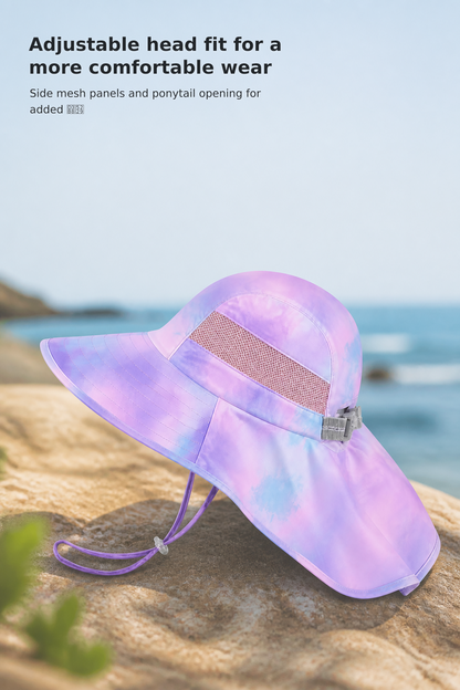 Boys’ UPF Sun Hat with Neck Flap, Ages 2–9